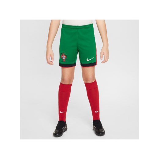 Spodenki piłkarskie dla dużych dzieci Nike Dri-FIT Portugalia Stadium 2024 (wersja domowa) (replika) - Zieleń ze sklepu Nike poland w kategorii Spodenki chłopięce - zdjęcie 178607884