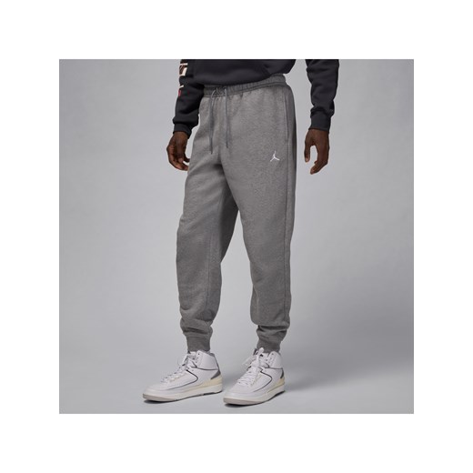 Spodnie męskie Jordan Brooklyn Fleece - Szary ze sklepu Nike poland w kategorii Spodnie męskie - zdjęcie 178607931