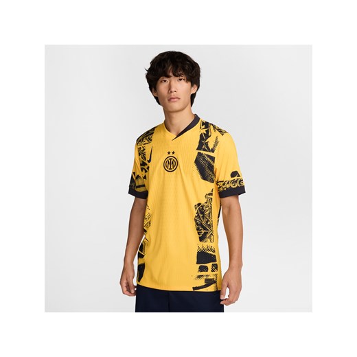 Męska koszulka piłkarska Nike Dri-FIT ADV Authentic Inter Mediolan Match 2024/25 (wersja trzecia) - Żółty ze sklepu Nike poland w kategorii T-shirty męskie - zdjęcie 178607953