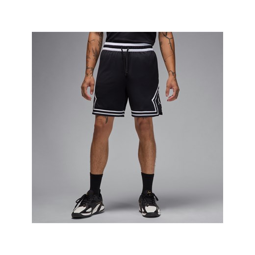Męskie spodenki z siateczki z motywem rombu Dri-FIT Jordan Sport - Czerń ze sklepu Nike poland w kategorii Spodenki męskie - zdjęcie 178608044