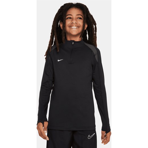 Treningowa koszulka piłkarska dla dużych dzieci Nike Dri-FIT Strike - Czerń Nike S Nike poland