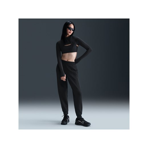 Damskie joggery ze średnim stanem Dri-FIT Nike 24.7 ImpossiblySoft - Czerń ze sklepu Nike poland w kategorii Spodnie damskie - zdjęcie 178608344