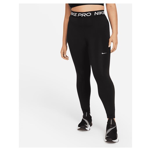 Legginsy damskie (duże rozmiary) Nike Pro 365 - Czerń ze sklepu Nike poland w kategorii Spodnie damskie - zdjęcie 178608531