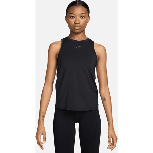 Damska koszulka bez rękawów Dri-FIT Nike One Classic - Czerń ze sklepu Nike poland w kategorii Bluzki damskie - zdjęcie 178608622