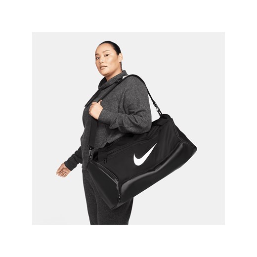 Torba treningowa Nike Brasilia 9.5 (rozmiar M, 60 l) - Czerń ze sklepu Nike poland w kategorii Torby sportowe - zdjęcie 178608640