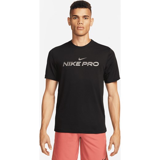 Męski T-shirt do fitnessu Nike Dri-FIT - Czerń Nike S Nike poland