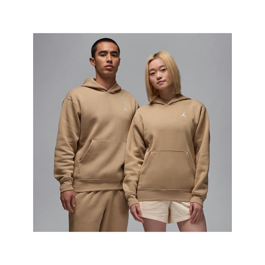 Męska bluza z kapturem Jordan Brooklyn Fleece - Brązowy ze sklepu Nike poland w kategorii Bluzy męskie - zdjęcie 178608791
