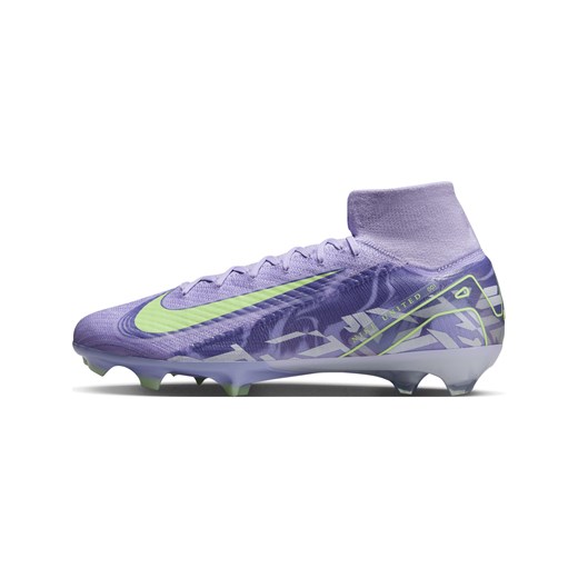 Korki piłkarskie typu high top na twardą murawę Nike United Mercurial Superfly 10 Elite - Fiolet ze sklepu Nike poland w kategorii Buty sportowe męskie - zdjęcie 178608823