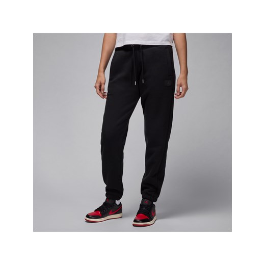 Spodnie damskie Jordan Flight Fleece - Czerń ze sklepu Nike poland w kategorii Spodnie damskie - zdjęcie 178608850
