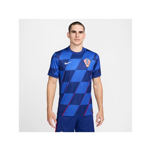 Męska koszulka piłkarska Nike Dri-FIT Chorwacja Stadium 2024/25 (wersja wyjazdowa) (replika) - Niebieski ze sklepu Nike poland w kategorii T-shirty męskie - zdjęcie 178608931