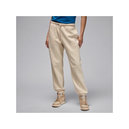 Spodnie damskie Jordan Brooklyn Fleece - Brązowy ze sklepu Nike poland w kategorii Spodnie damskie - zdjęcie 178609121
