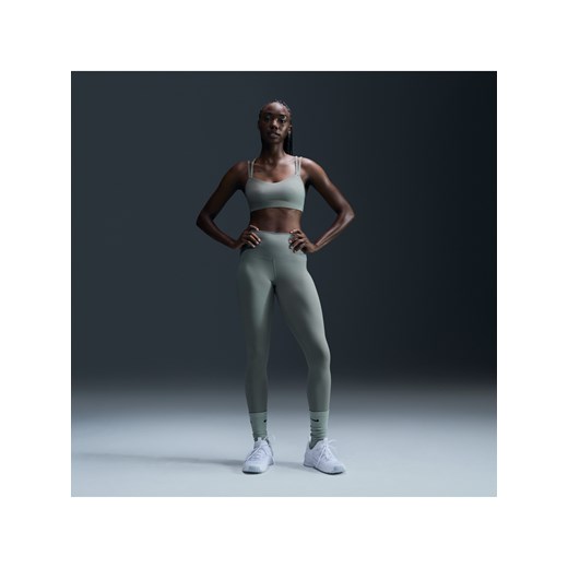 Damskie legginsy 7/8 z wysokim stanem zapewniające delikatne wsparcie Nike Zenvy - Zieleń ze sklepu Nike poland w kategorii Spodnie damskie - zdjęcie 178609240