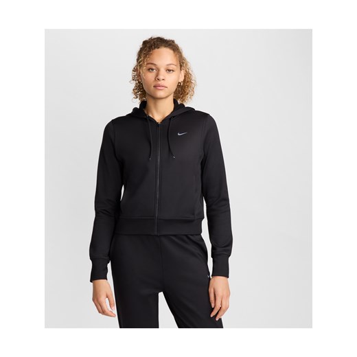 Damska bluza z kapturem i zamkiem na całej długości Nike Therma-FIT One - Czerń ze sklepu Nike poland w kategorii Bluzy damskie - zdjęcie 178609683