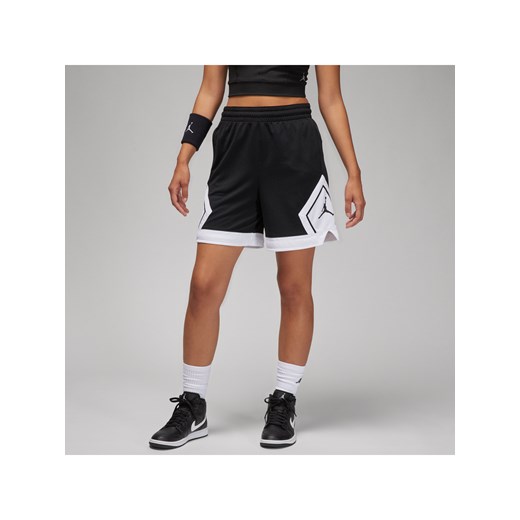 Damskie spodenki z motywem otwartego rombu Jordan Sport - Czerń ze sklepu Nike poland w kategorii Szorty - zdjęcie 178609743