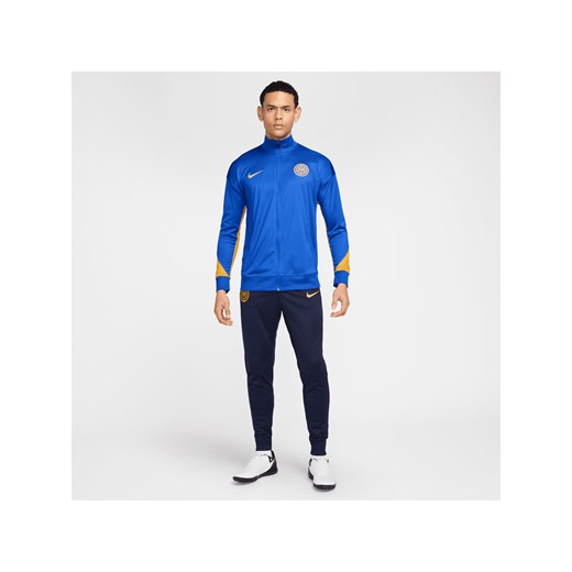 Męski dzianinowy dres piłkarski Nike Dri-FIT Inter Mediolan Strike (wersja trzecia) - Niebieski ze sklepu Nike poland w kategorii Dresy męskie - zdjęcie 178609800
