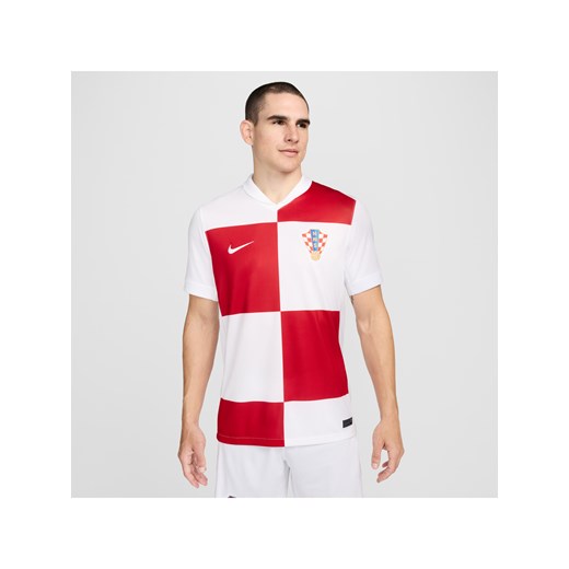 Męska koszulka piłkarska Nike Dri-FIT Chorwacja Stadium 2024/25 (wersja domowa) (replika) - Biel ze sklepu Nike poland w kategorii T-shirty męskie - zdjęcie 178609824