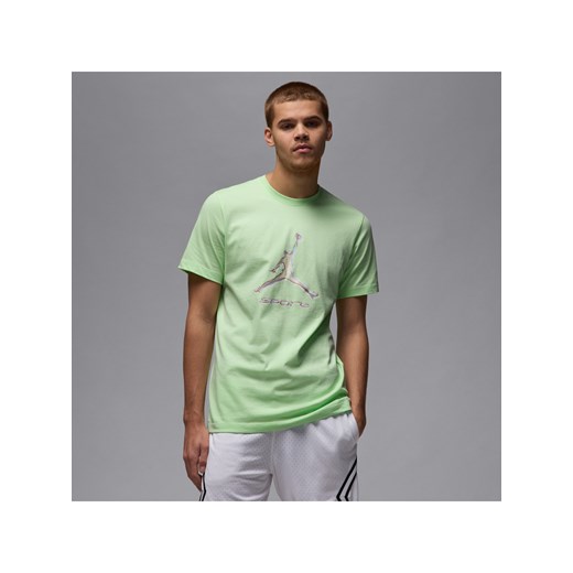 T-shirt męski Dri-FIT Jordan Sport - Zieleń ze sklepu Nike poland w kategorii T-shirty męskie - zdjęcie 178609920
