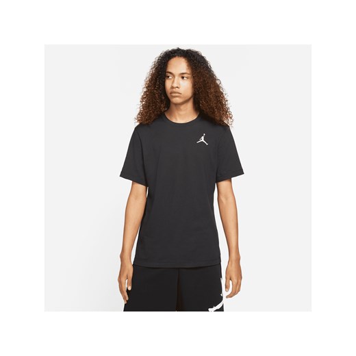 Męski T-shirt z krótkim rękawem Jordan Jumpman - Czerń ze sklepu Nike poland w kategorii T-shirty męskie - zdjęcie 178609944