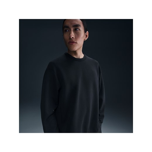 Męska bluza z półokrągłym dekoltem Dri-FIT Nike 24.7 ImpossiblySoft - Czerń ze sklepu Nike poland w kategorii Bluzy męskie - zdjęcie 178609981