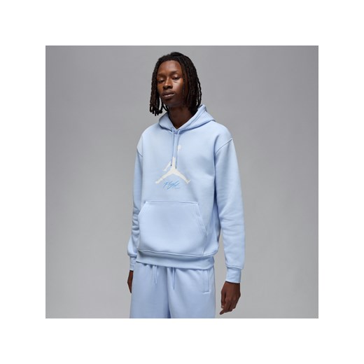 Męska dzianinowa bluza z kapturem Jordan Essentials - Niebieski ze sklepu Nike poland w kategorii Bluzy męskie - zdjęcie 178610090