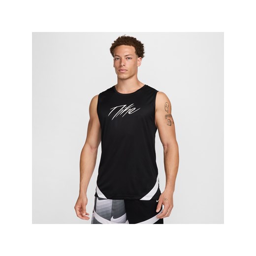 Męska koszulka do koszykówki Dri-FIT Nike Icon - Czerń ze sklepu Nike poland w kategorii T-shirty męskie - zdjęcie 178610102
