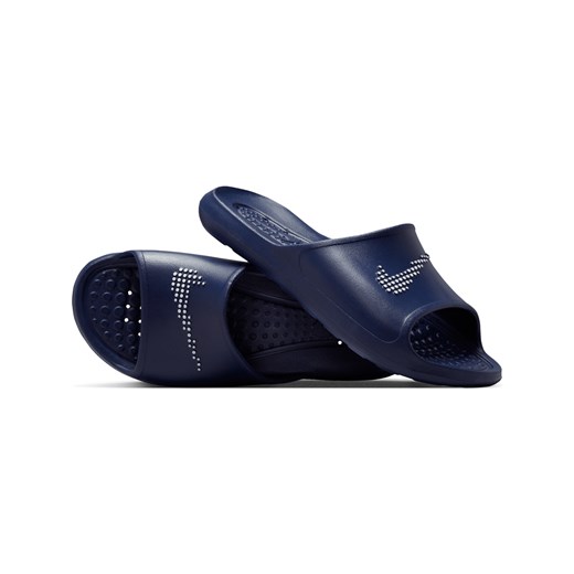 Męskie klapki pod prysznic Nike Victori One - Niebieski ze sklepu Nike poland w kategorii Klapki męskie - zdjęcie 178610154