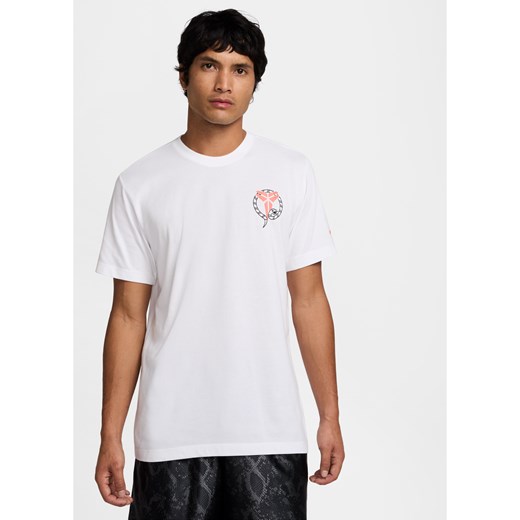 T-shirt męski Dri-FIT Kobe „Stockings” - Biel ze sklepu Nike poland w kategorii T-shirty męskie - zdjęcie 178610181