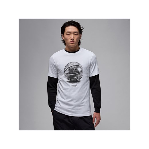 T-shirt męski Jordan - Biel Jordan M Nike poland