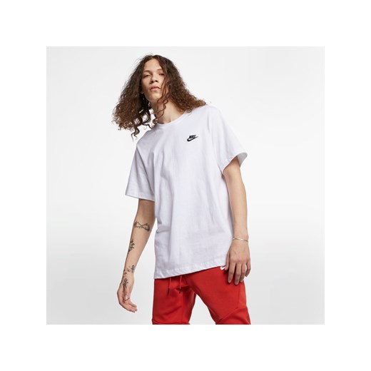 T-shirt męski Nike Sportswear Club - Biel ze sklepu Nike poland w kategorii T-shirty męskie - zdjęcie 178610362