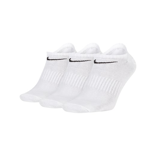 Skarpety treningowe Nike Everyday Lightweight No-Show (3 pary) - Biel ze sklepu Nike poland w kategorii Skarpetki męskie - zdjęcie 178610421