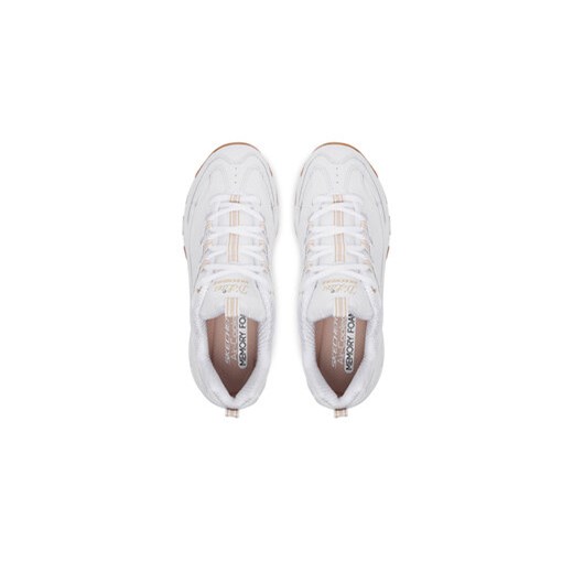 Buty sportowe damskie Skechers sneakersy płaskie wiosenne wiązane