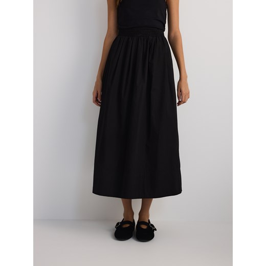 Reserved - Bawełniana spódnica maxi - czarny Reserved M Reserved