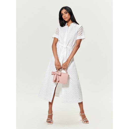 Sinsay - Sukienka - biały Sinsay M Sinsay