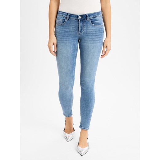 Liu Jo Collection Dżinsy skinny - Fantastyczne Kobiety Bawełna light stone jednolity ze sklepu vangraaf w kategorii Jeansy damskie - zdjęcie 178615082
