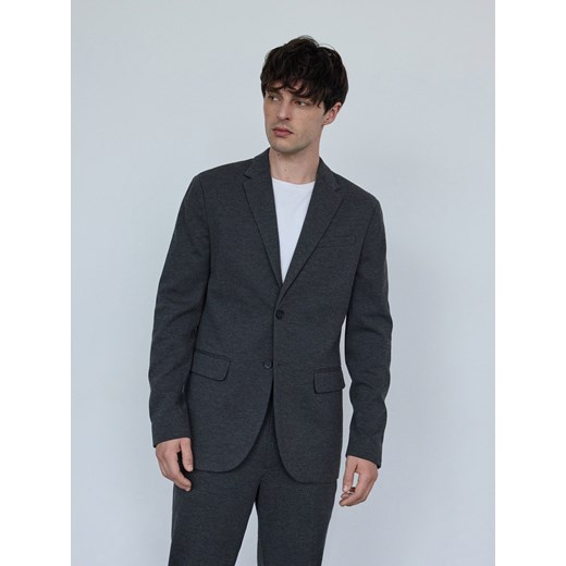 Reserved - Marynarka slim fit - ciemnoszary ze sklepu Reserved w kategorii Marynarki męskie - zdjęcie 178617112