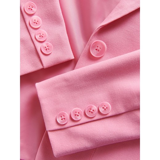 Reserved - Marynarka z wiskozą - różowy Reserved 122 (6-7 lat) Reserved