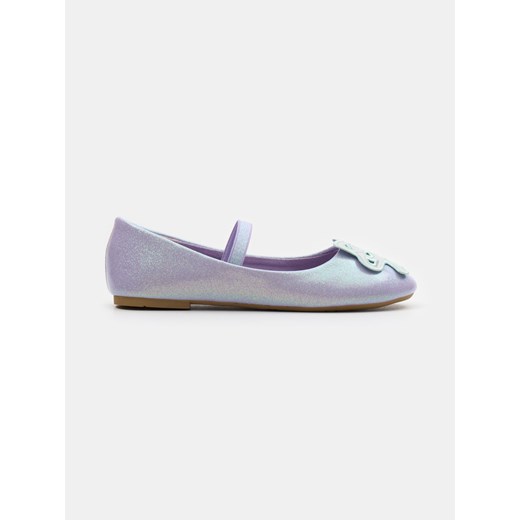 Sinsay - Balerinyz brokatowym akcentem - fioletowy Sinsay 31 Sinsay