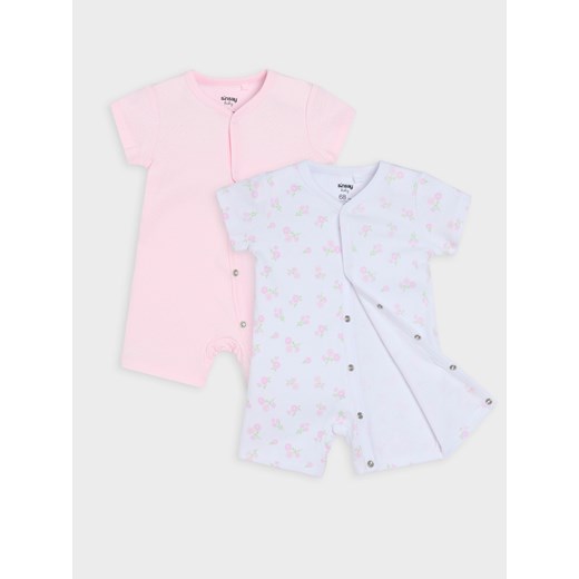 Sinsay - Rampersy 2 pack - biały Sinsay 56 Sinsay