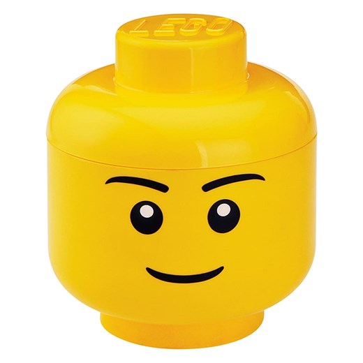 LEGO Pojemnik &quot;Boy&quot; w kolorze żółtym - wys. 18,5 x Ø 16 cm ze sklepu Limango Polska w kategorii Kosze i pudełka na zabawki - zdjęcie 178622431