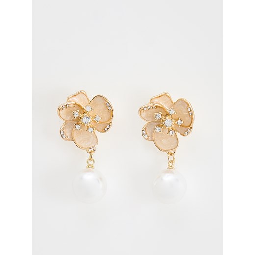 Reserved - Wiszące kolczyki - kremowy Reserved ONE SIZE Reserved