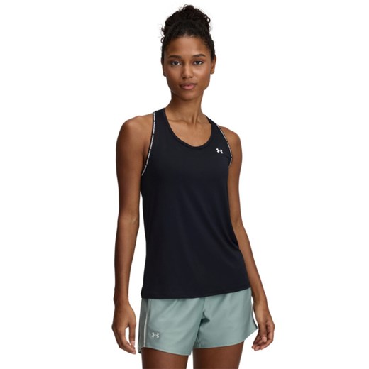 Damski top treningowy Under Armour Tech Knockout Tank - czarny ze sklepu Sportstylestory.com w kategorii Bluzki damskie - zdjęcie 178625454