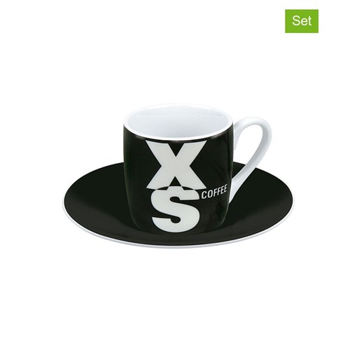Könitz Filiżanki (2 szt.) &quot;XS&quot; w kolorze czarnym do espresso - 85 ml ze sklepu Limango Polska w kategorii Filiżanki - zdjęcie 178626761