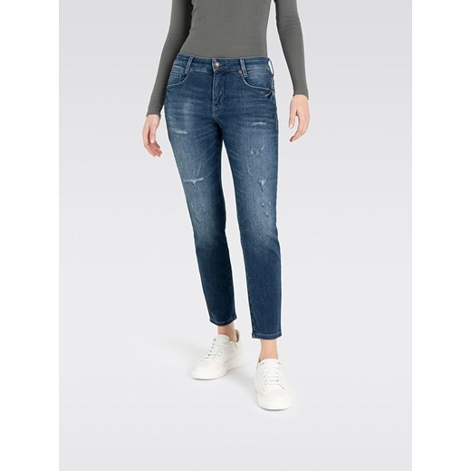 MAC Dżinsy &quot;New Jersey&quot; - Skinny fit - w kolorze niebieskim ze sklepu Limango Polska w kategorii Jeansy damskie - zdjęcie 178626870
