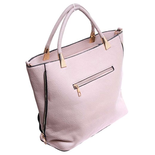 Pantofelek24 shopper bag na ramię matowa