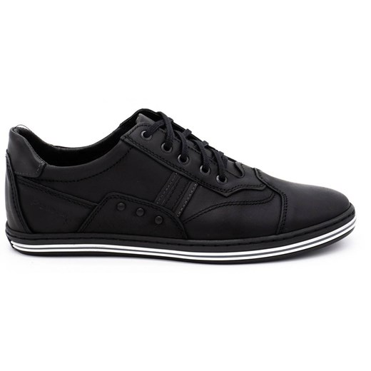 Buty męskie casual 1801L czarne ze sklepu butyolivier w kategorii Półbuty męskie - zdjęcie 178629344