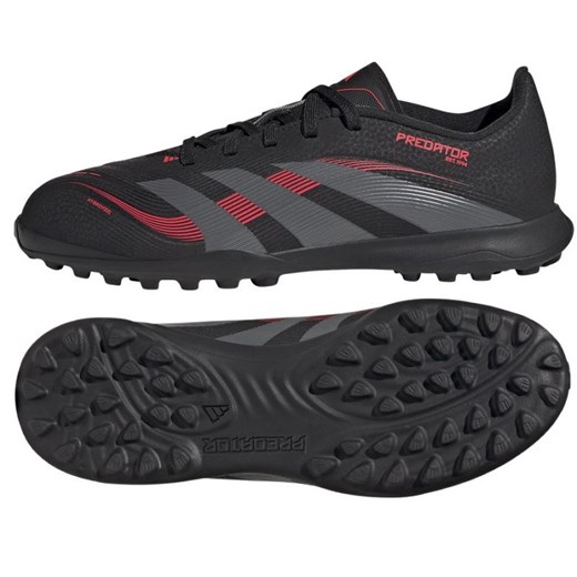 Buty piłkarskie adidas Predator League Tf ID3800 czarne ze sklepu ButyModne.pl w kategorii Buty sportowe dziecięce - zdjęcie 178630143