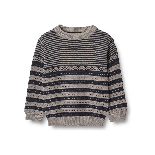 Wheat Sweter &quot;Janus&quot; w kolorze szaro-granatowym ze sklepu Limango Polska w kategorii Swetry chłopięce - zdjęcie 178631870