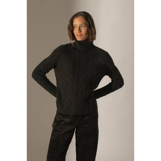 Perfect Cashmere Kaszmirowy sweter &quot;Mairead&quot; w kolorze czarnym ze sklepu Limango Polska w kategorii Swetry damskie - zdjęcie 178631991