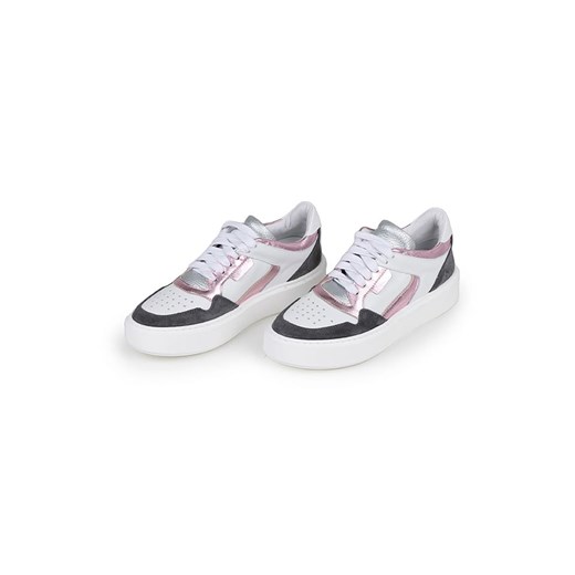 Anna Morellini Skórzane sneakersy &quot;Ludia&quot; w kolorze białym ze sklepu Limango Polska w kategorii Buty sportowe damskie - zdjęcie 178632370