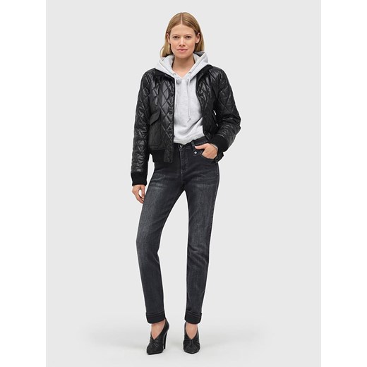 MAC Dżinsy &quot;Rich&quot; - Slim fit - w kolorze antracytowym ze sklepu Limango Polska w kategorii Jeansy damskie - zdjęcie 178632451